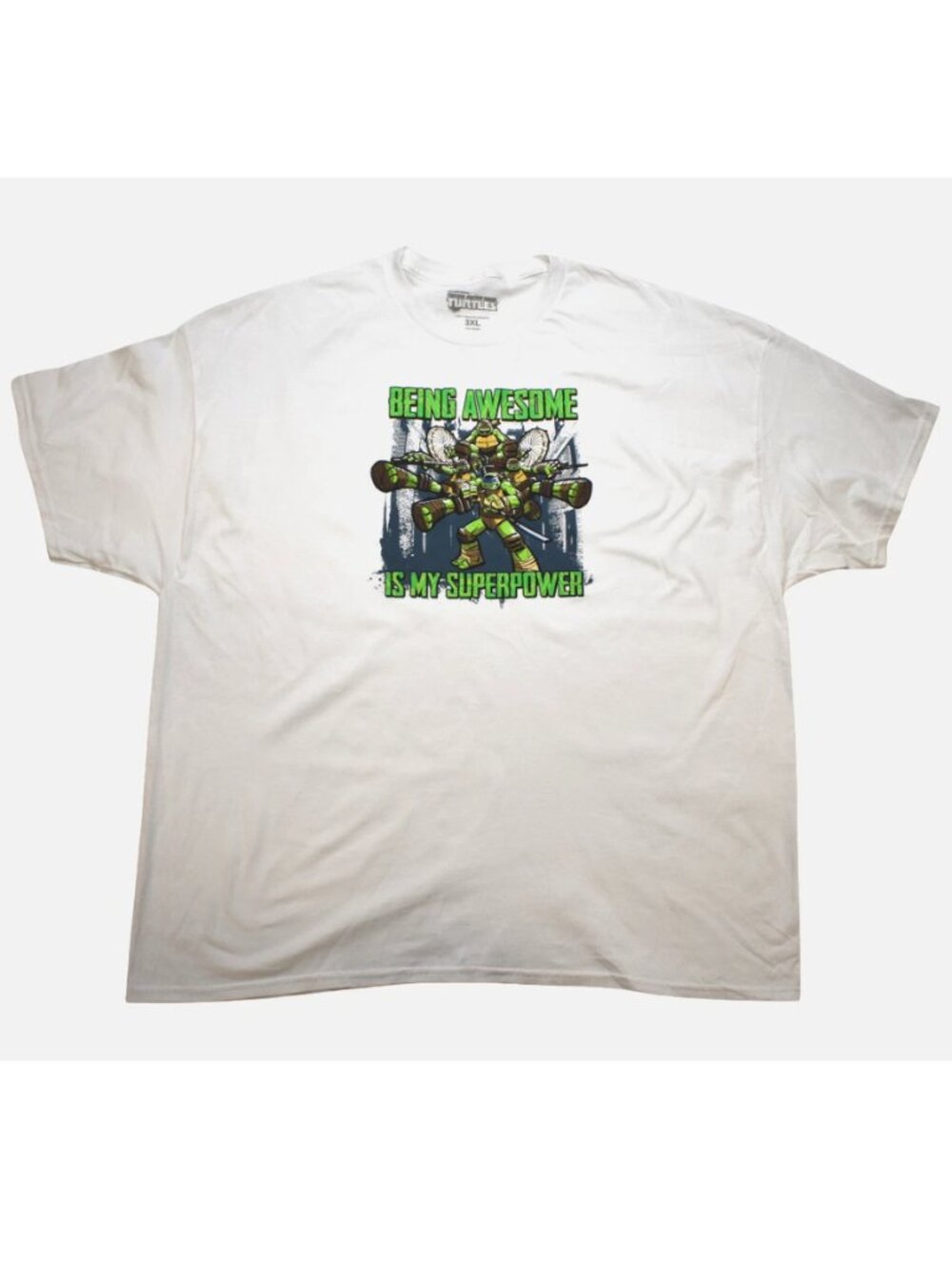 Teenage Mutant Ninja Turtles Mens Being Awesome Is My Superpower Shirt New 3XL